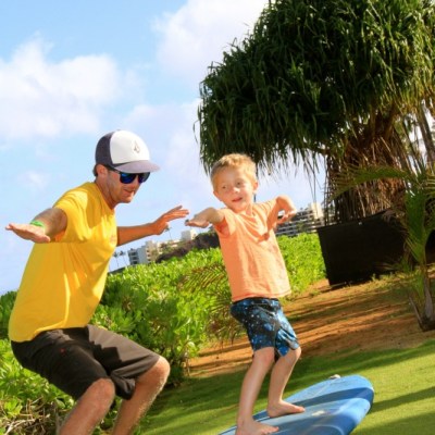 child surf lesson